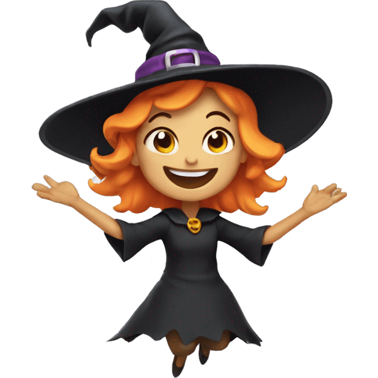 happy witch emoji