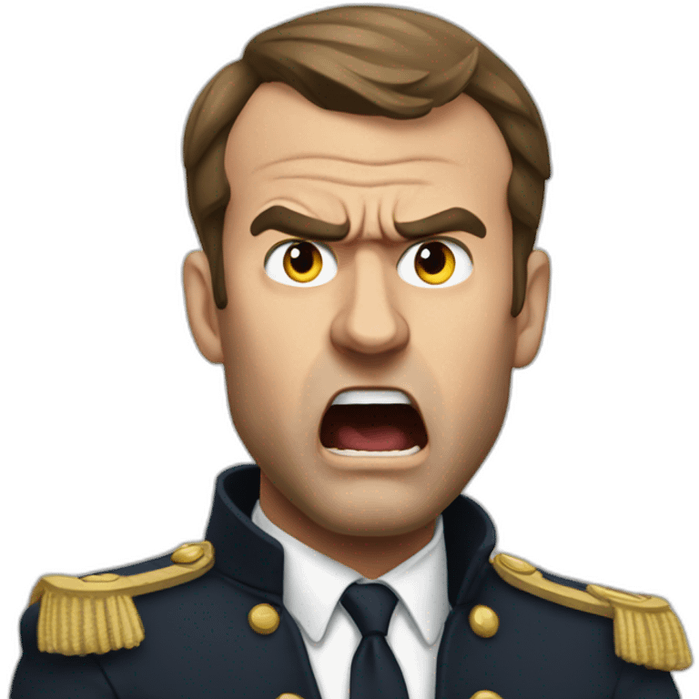 macron angry emoji