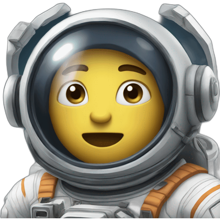 Astronaute combat emoji