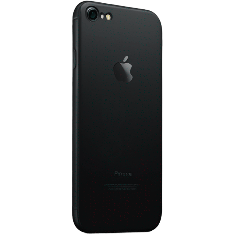 Black iPhone  emoji