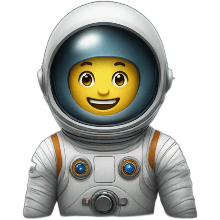 Spaceman happy emoji