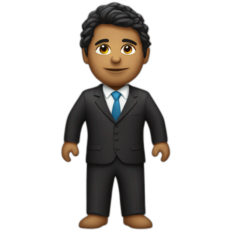 aboriginal in a suit emoji