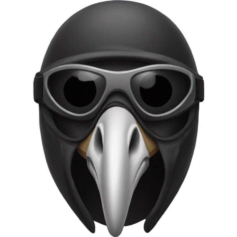 A Vulture with a ski mask emoji