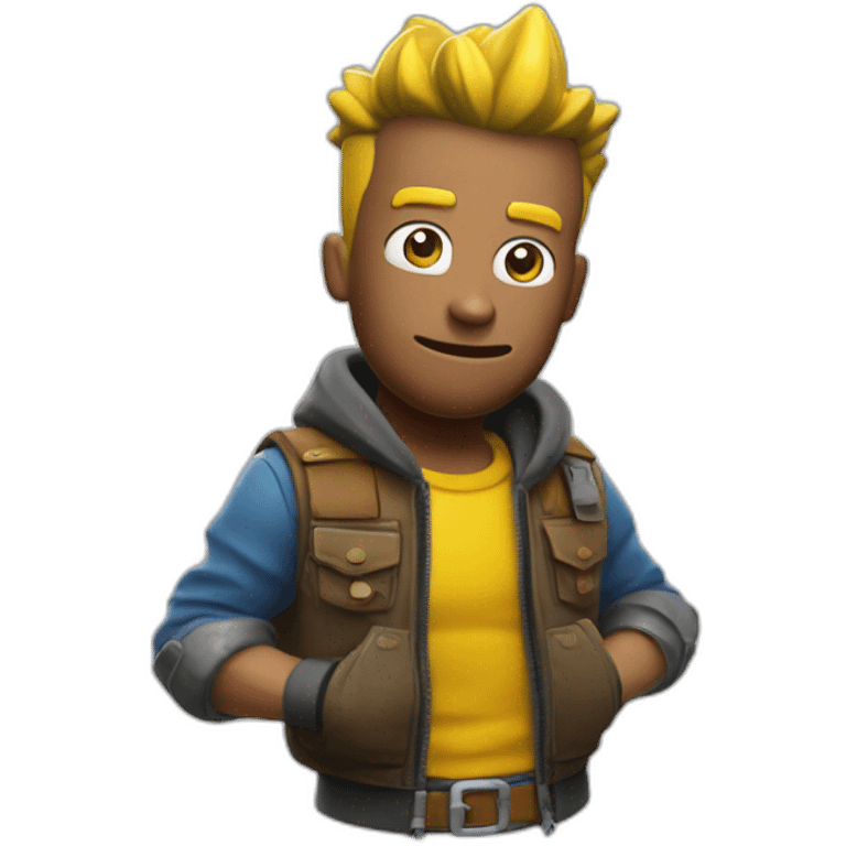 bart qui joue a fortnite emoji