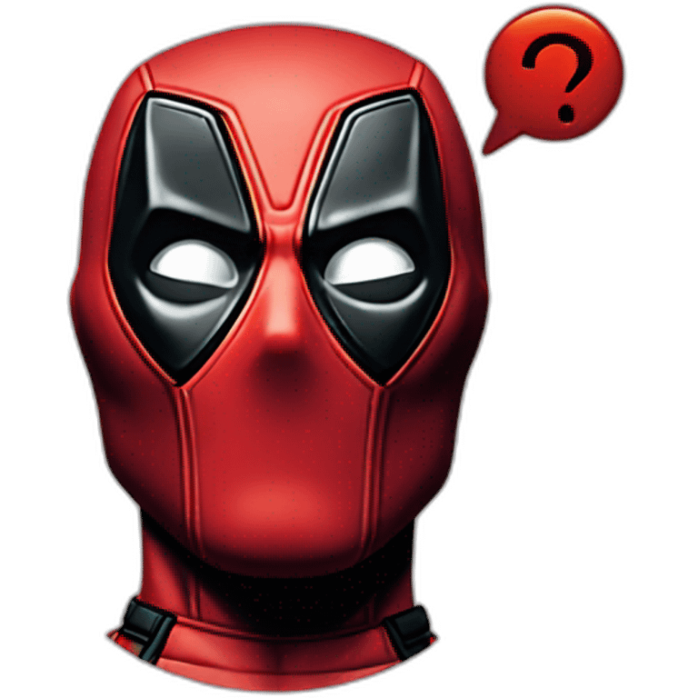 Deadpool in shock emoji