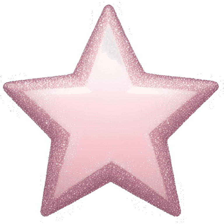 pale pink star sparkle emoji