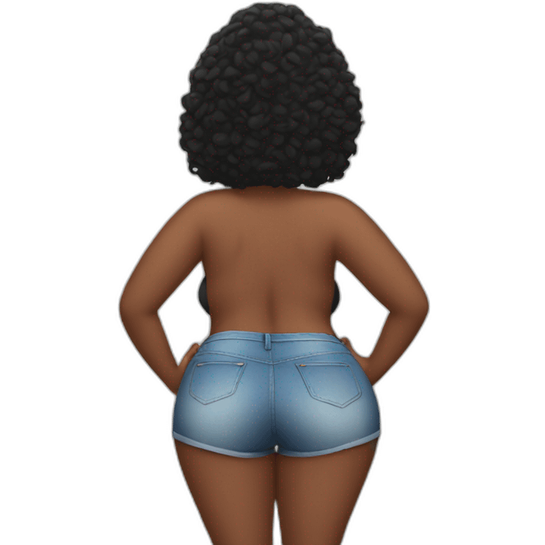 woman with big butt emoji