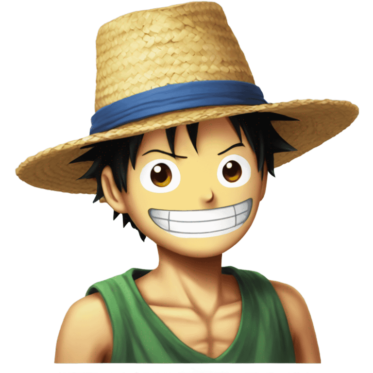 Straw hat luffy emoji