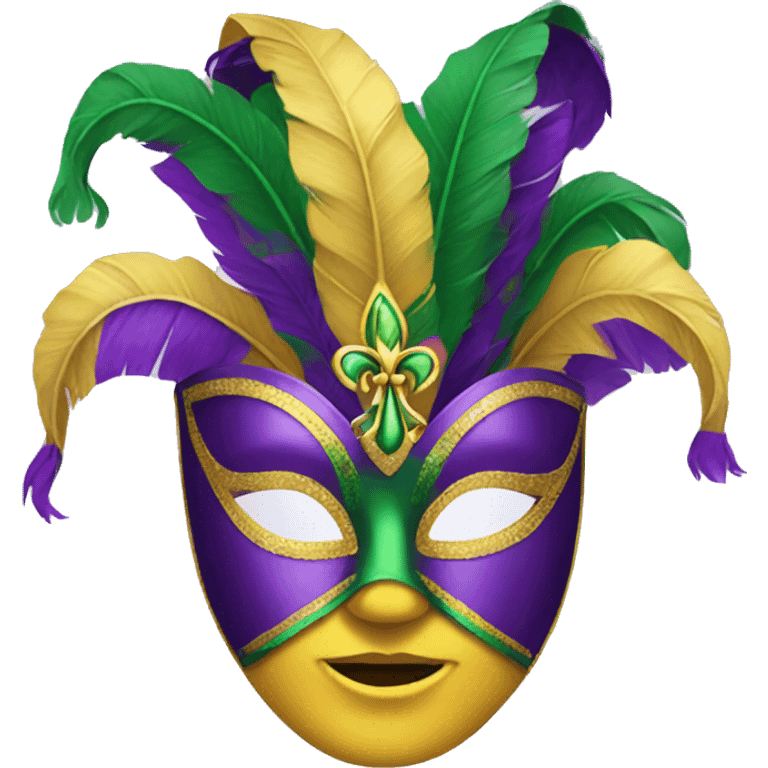 Mardi Gras mask emoji