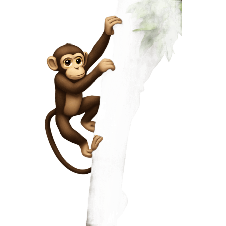 monkey climb emoji