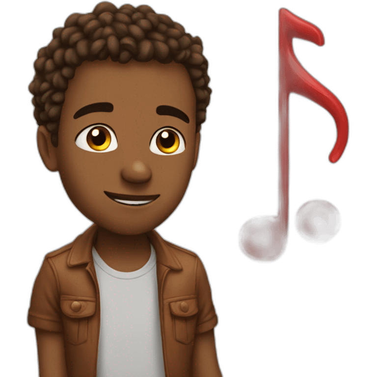 Music and ❤️ emoji