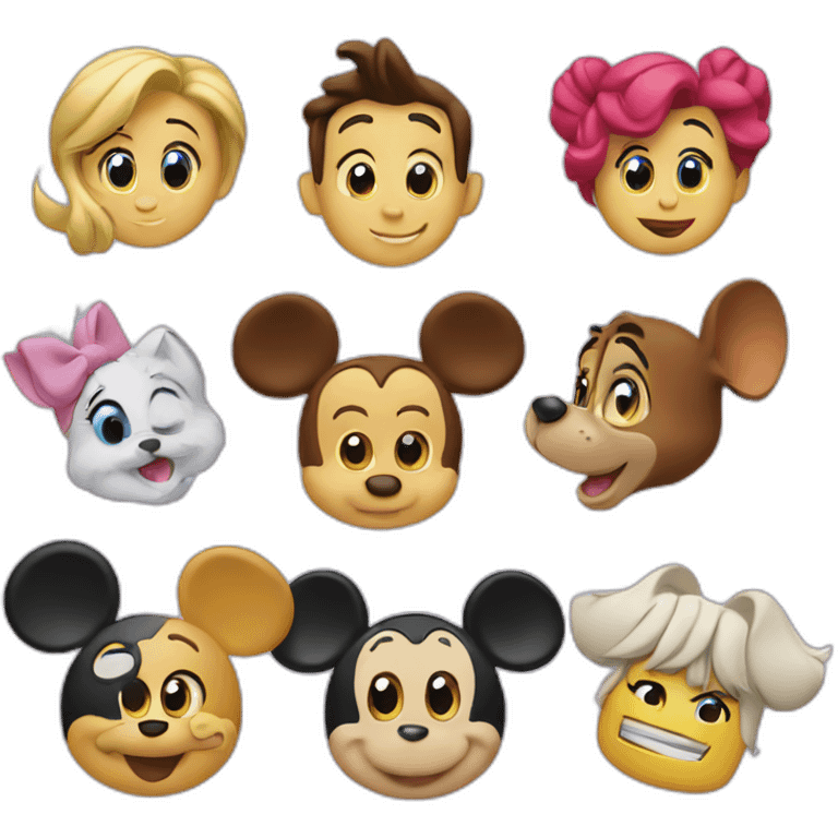 Disney junior logo by the Walt Disney company emoji