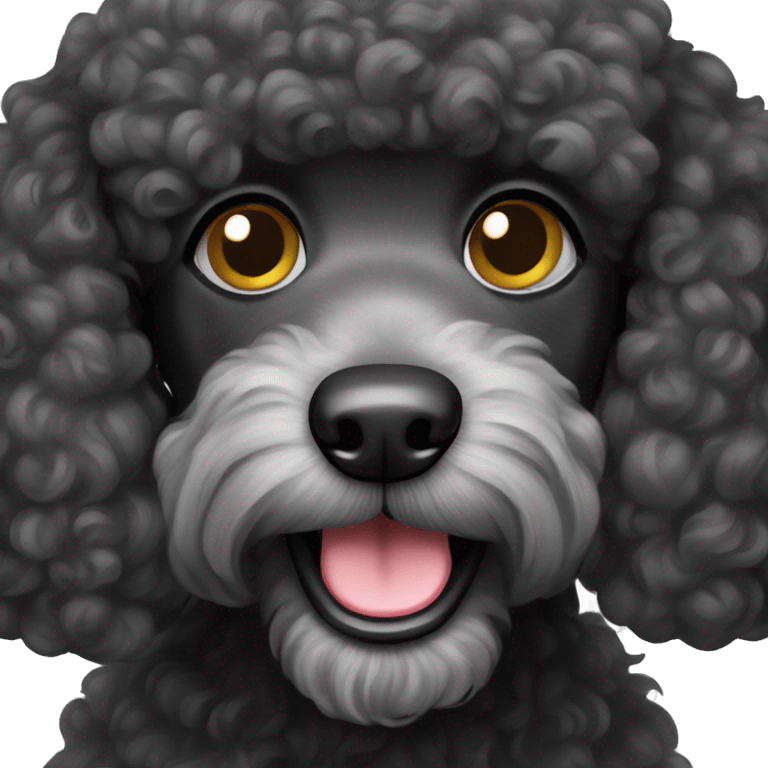 black poodle emoji