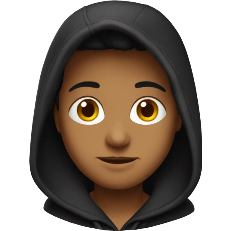 black hoodie  emoji