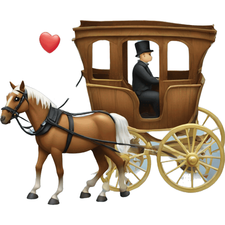 horse and buggy emoji