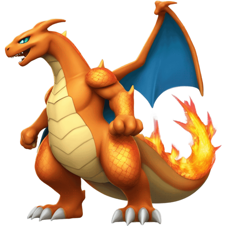 Charizard fused in marvel emoji