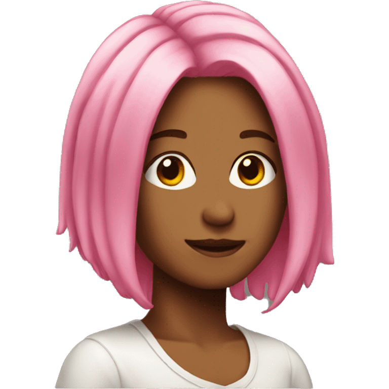 pink hair emoji