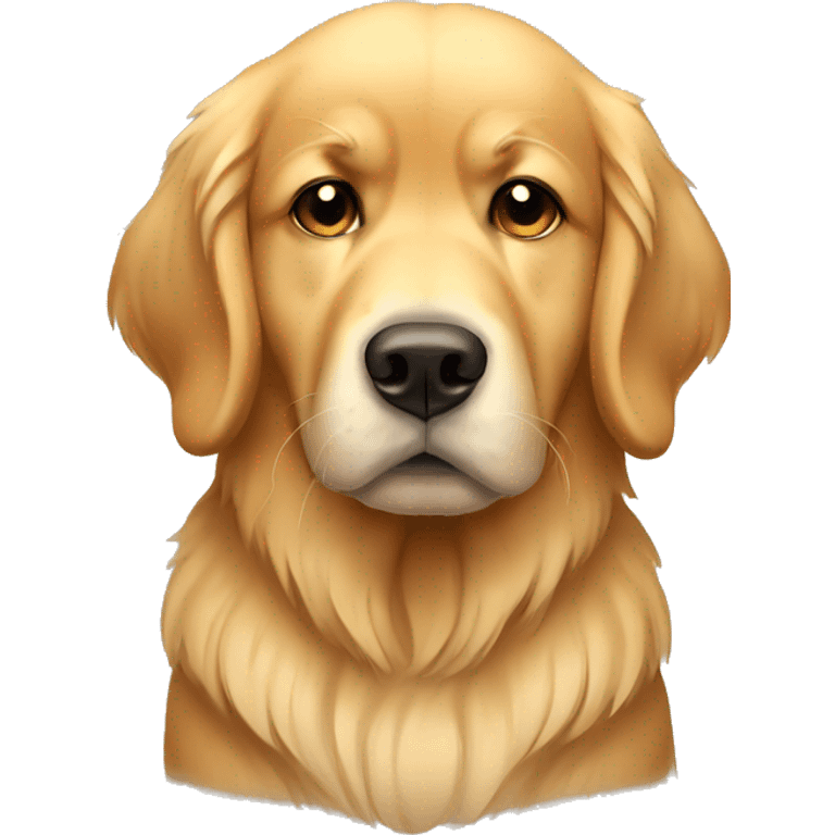 sad golden retriever emoji