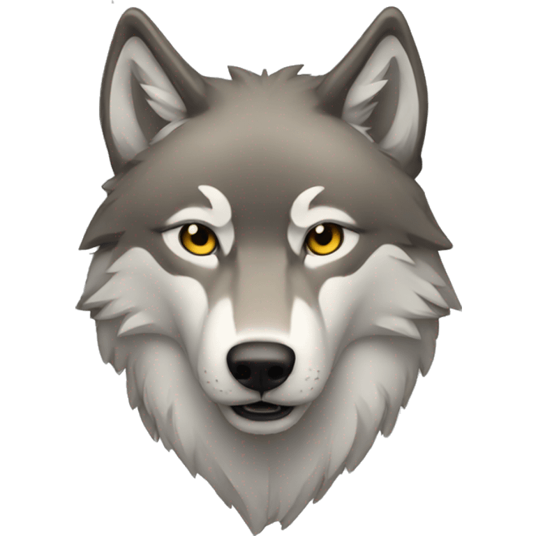 Alpha wolf emoji