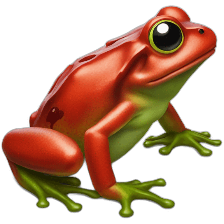 bloody frog emoji