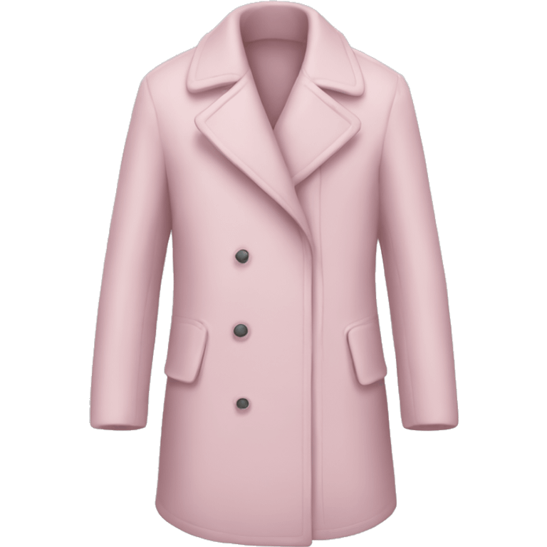 Light pink coat emoji