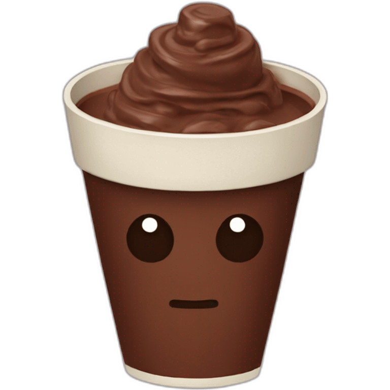 chocolate boba emoji