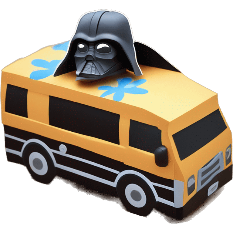 Cardcraft Real 3d Darth Vader’s and Scooby Doo’s mystery van emoji