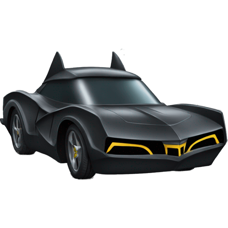 Batman car emoji