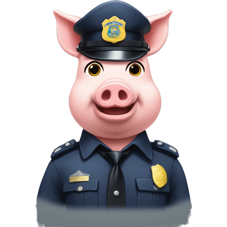 Pig police  emoji