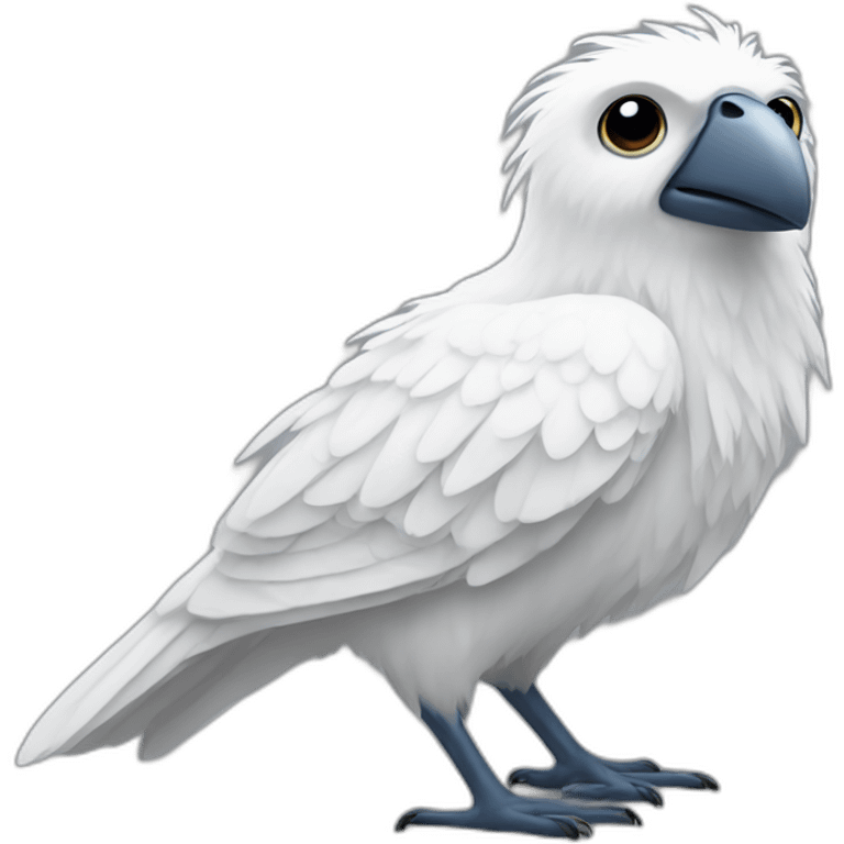 yetti slim white bird emoji