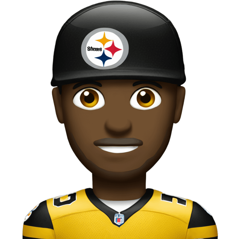 Steelers football  emoji