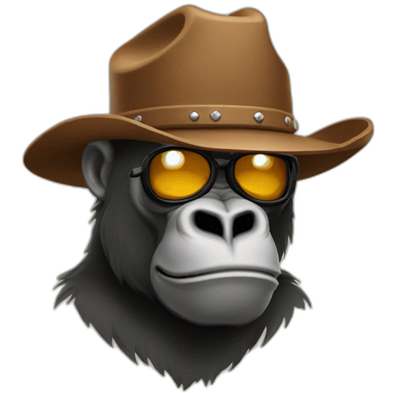 cowboy gorilla emoji