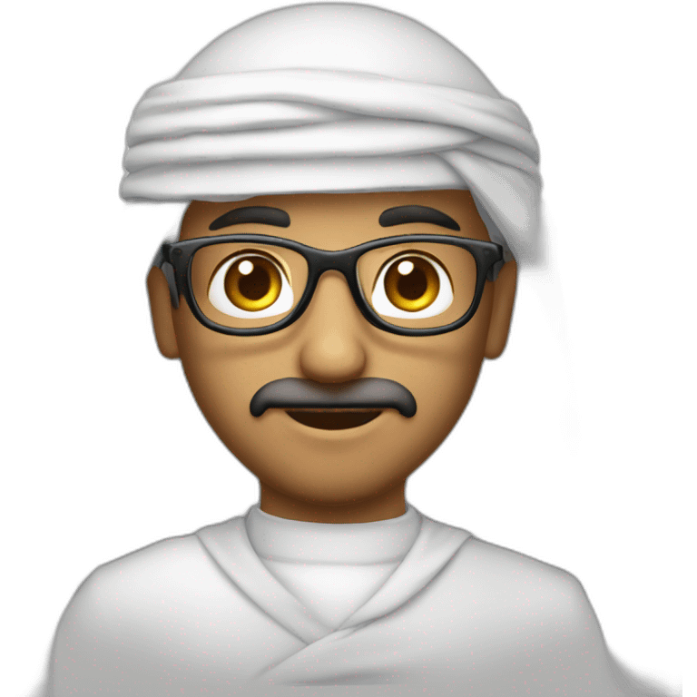 garçon lunettes arabe emoji