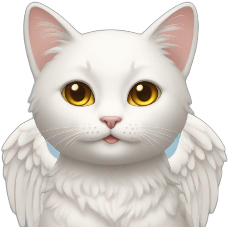 Angel cat emoji