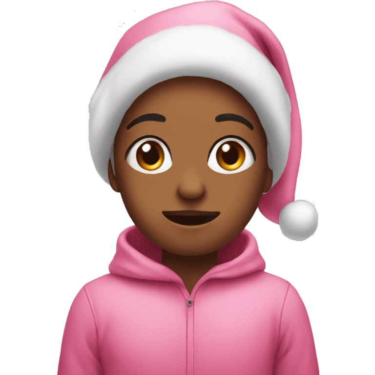 Cute pink Christmas  emoji