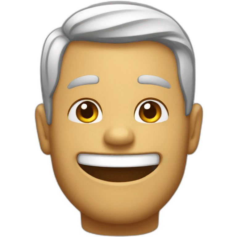 hombre sonriendo emoji