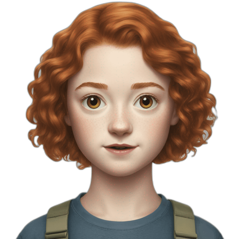 Sadie Sink un stranger things emoji