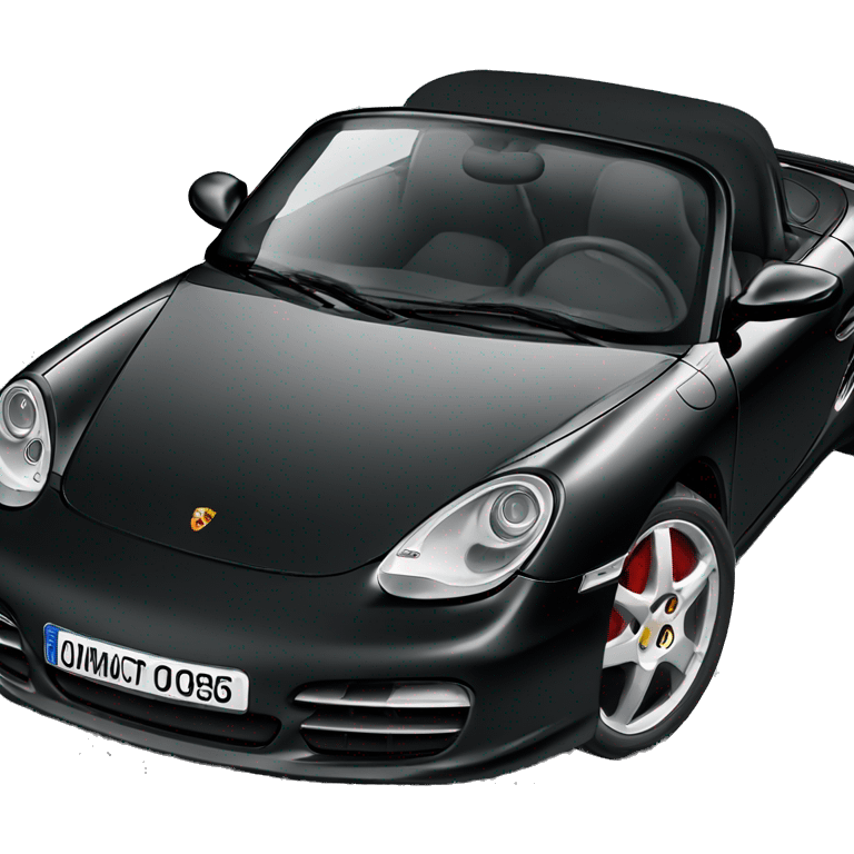 porsche boxster 987 black emoji