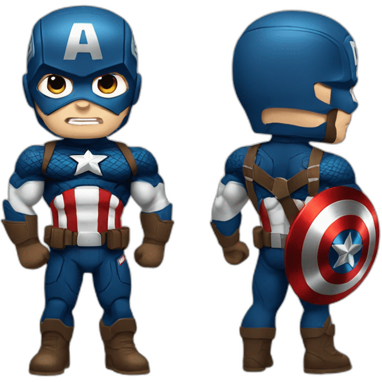 Captain America musculation emoji