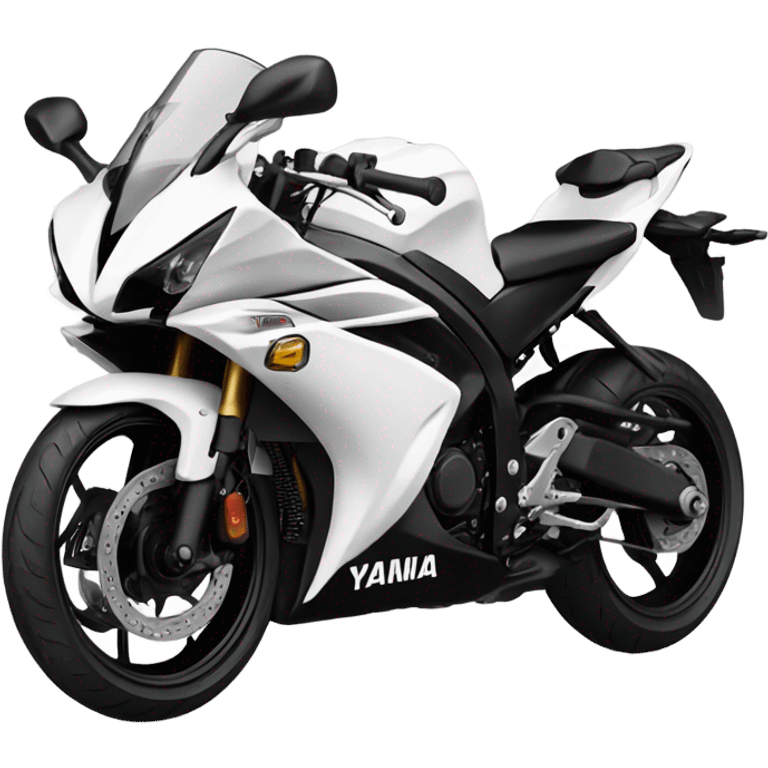 Yamaha-r3, which is all white emoji