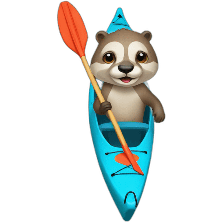 loutre kayak emoji