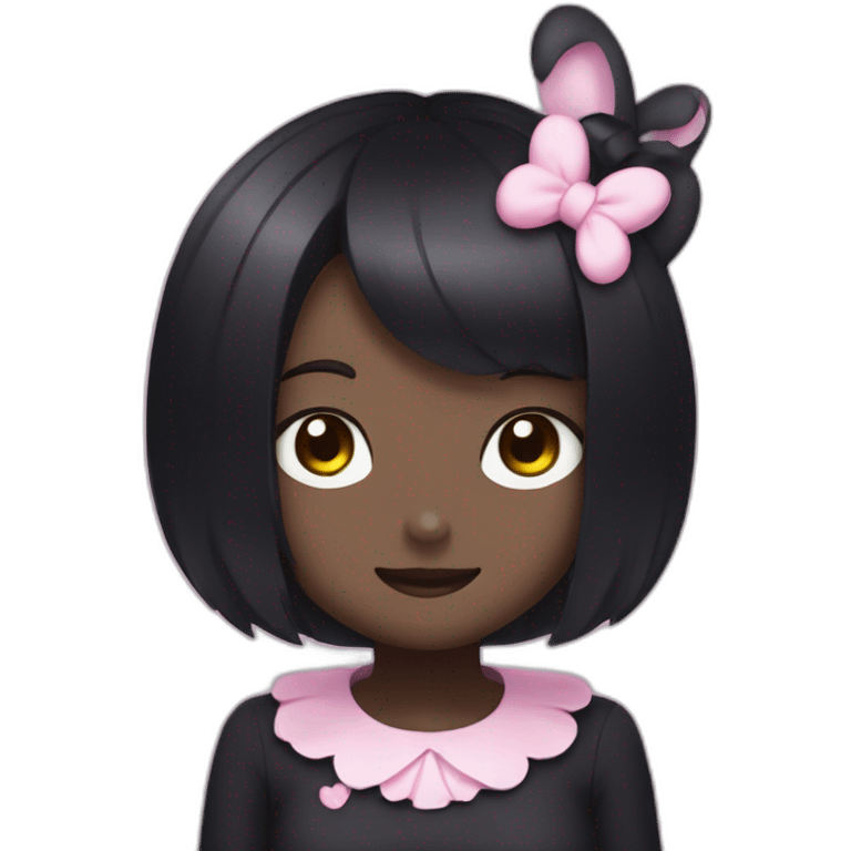 Kuromi Sanrio emoji