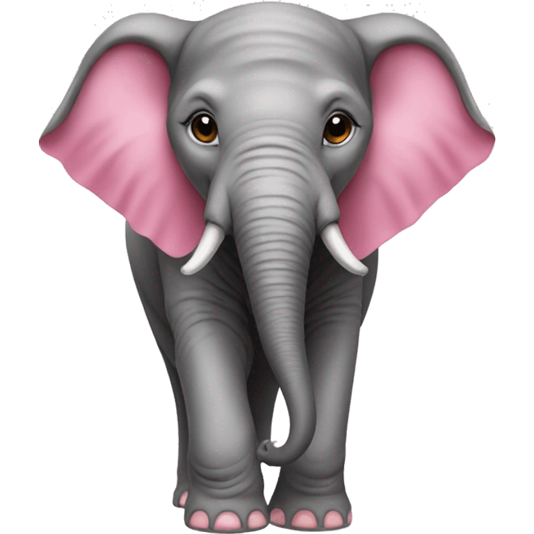 Elephant pink emoji