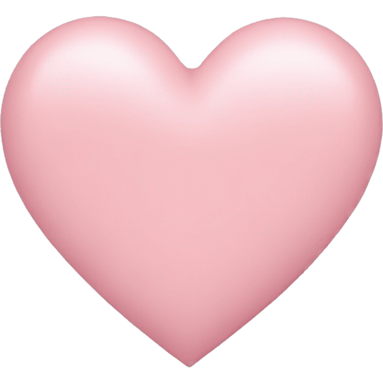 pastel pink heart emoji