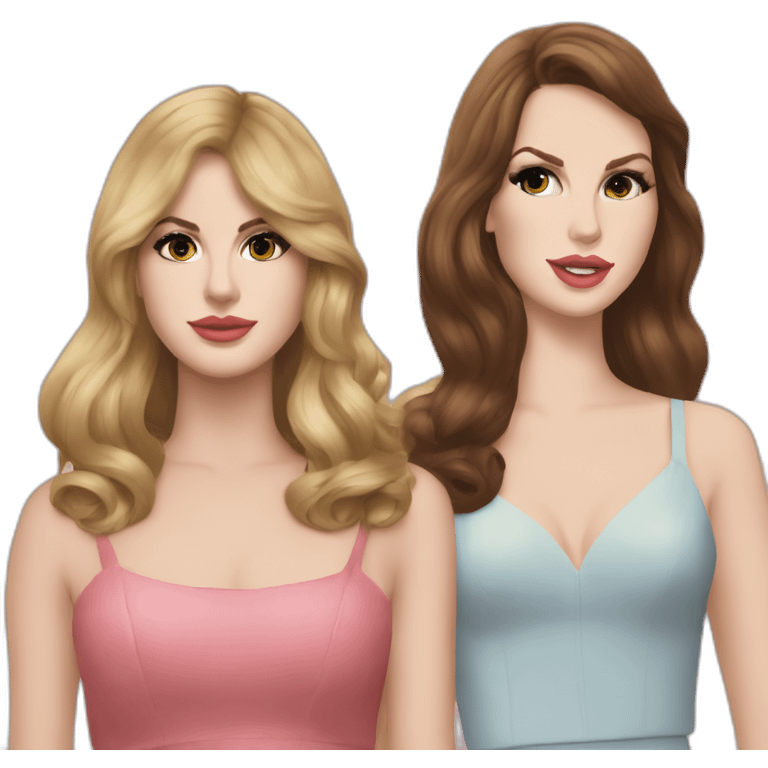 Lana del Rey & Taylor swift best fruends emoji