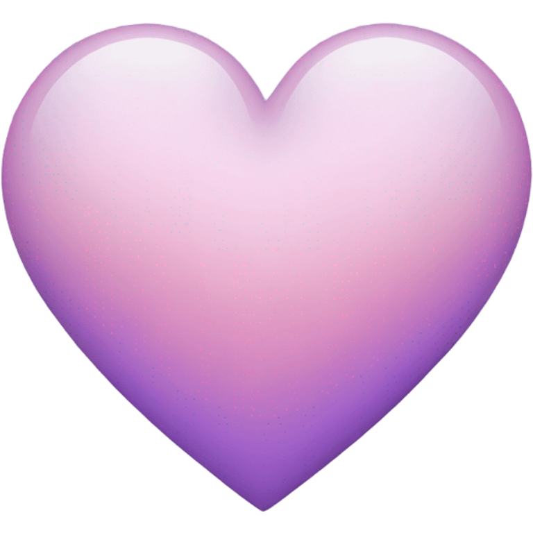 Pastel purple pink heart  emoji