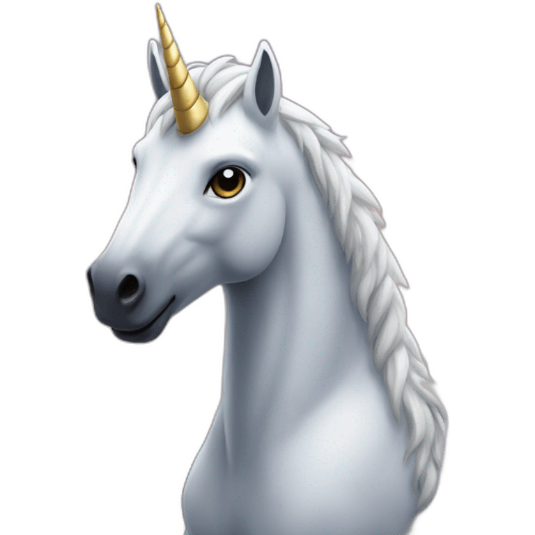 licorne sans corne emoji