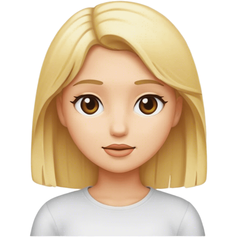 Blonde girl emoji