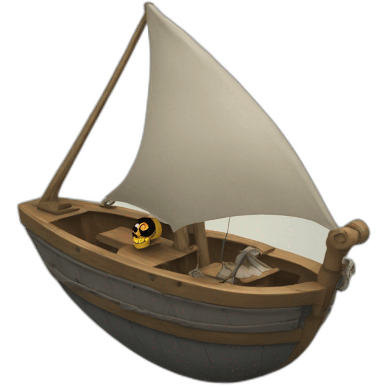 Charon sailing Acheron emoji