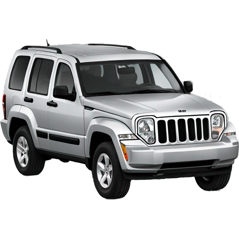 2011 silver jeep liberty emoji